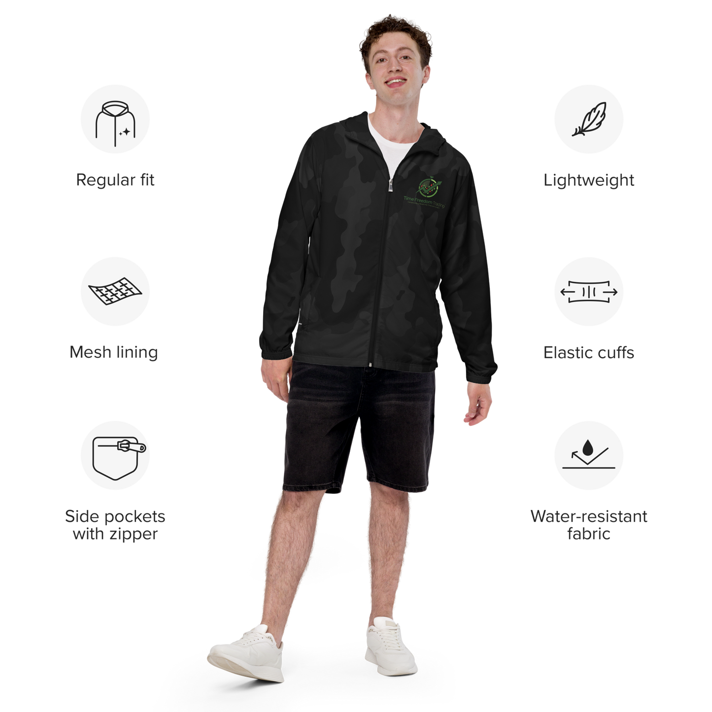 TFT NIGHT CAMO Men’s windbreaker
