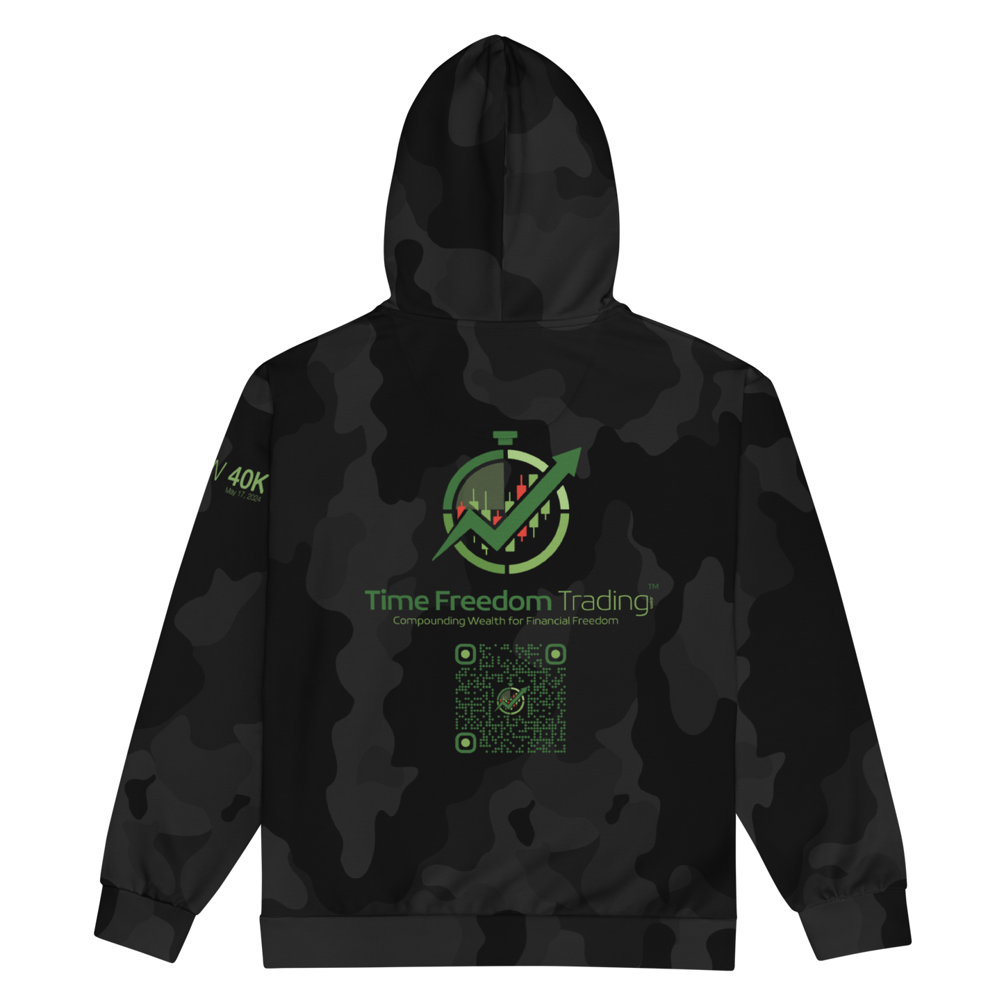 TFT NIGHT CAMO DOW 40K Unisex zip hoodie