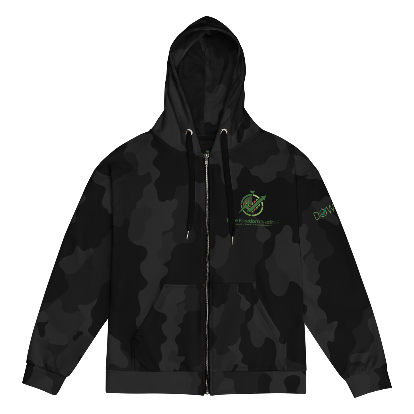 TFT NIGHT CAMO DOW 40K Unisex zip hoodie
