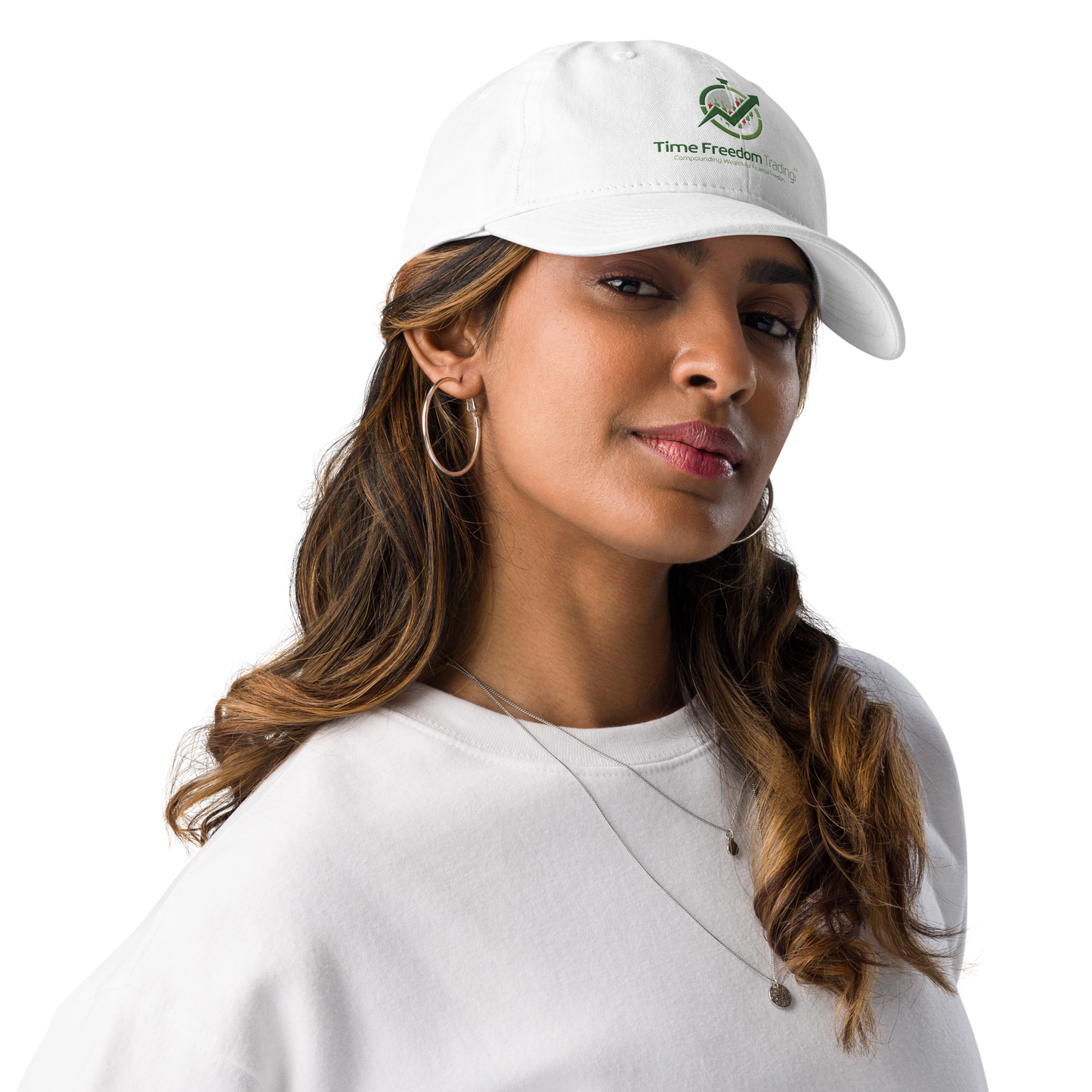 BLACK Champion dad hat with TFT LOGO