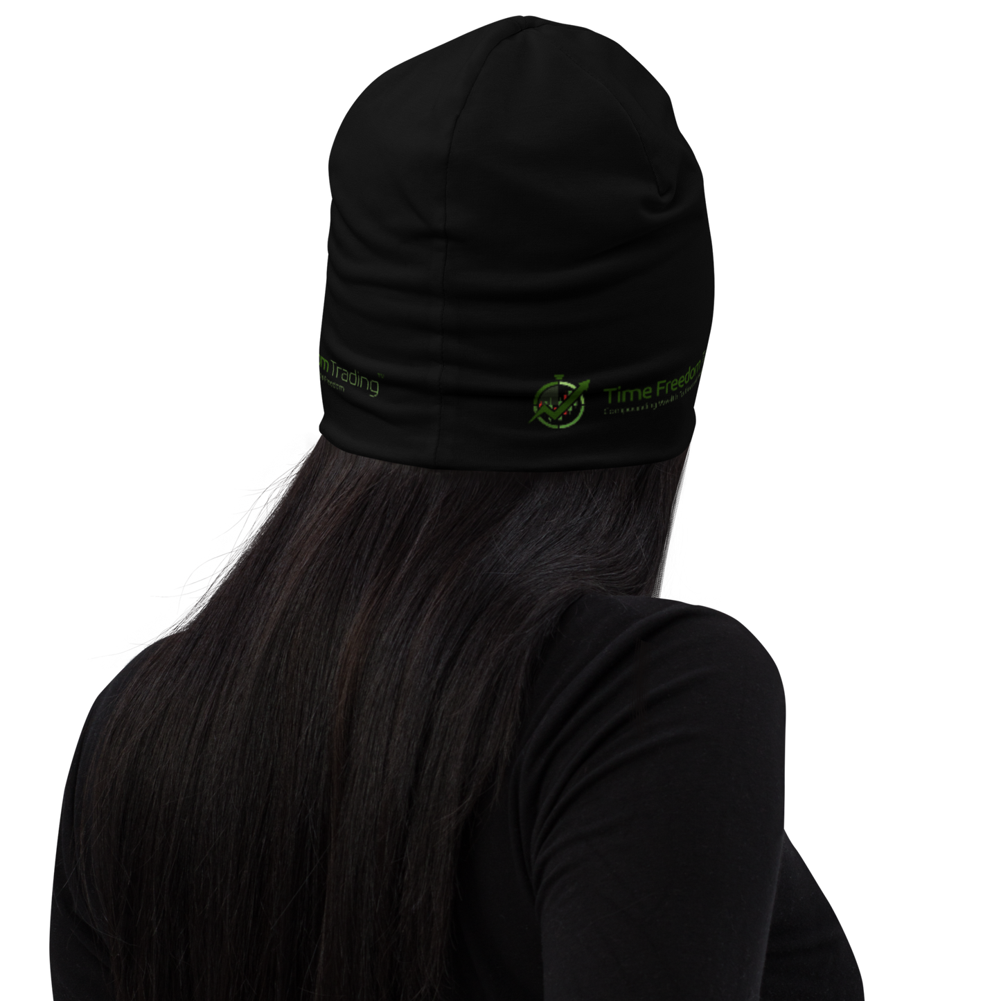 TFT BLK All-Over Print Beanie