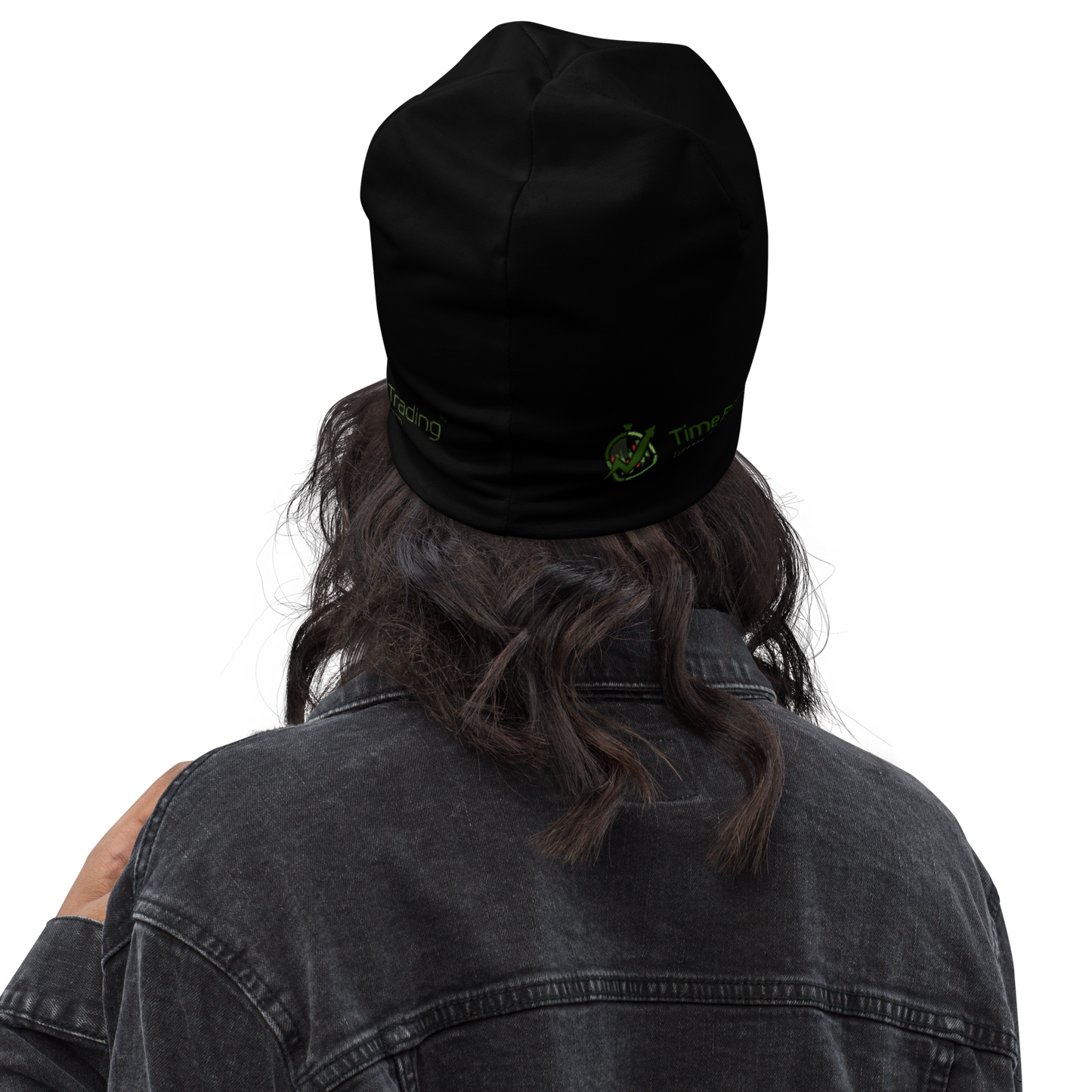 TFT BLK All-Over Print Beanie