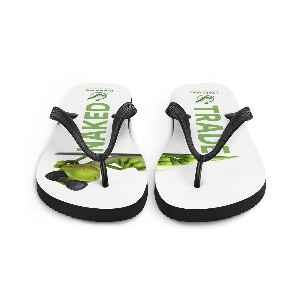 TFT TRADE NAKED Flip-Flops - WHITE