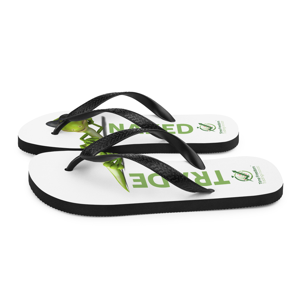 TFT TRADE NAKED Flip-Flops - WHITE