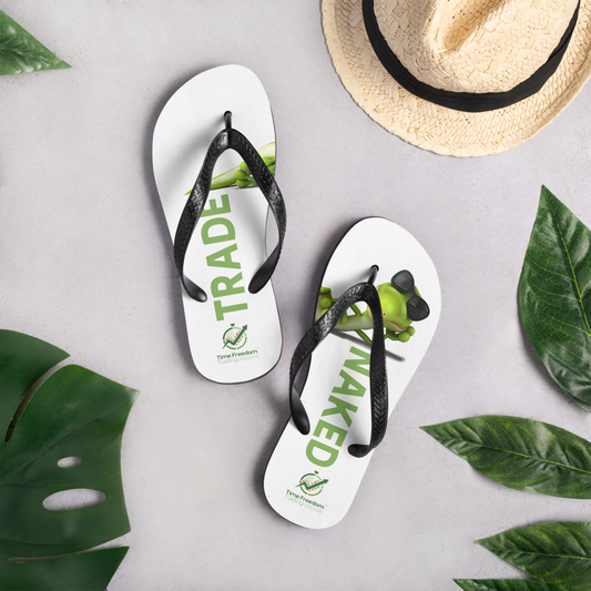 TFT TRADE NAKED Flip-Flops - WHITE