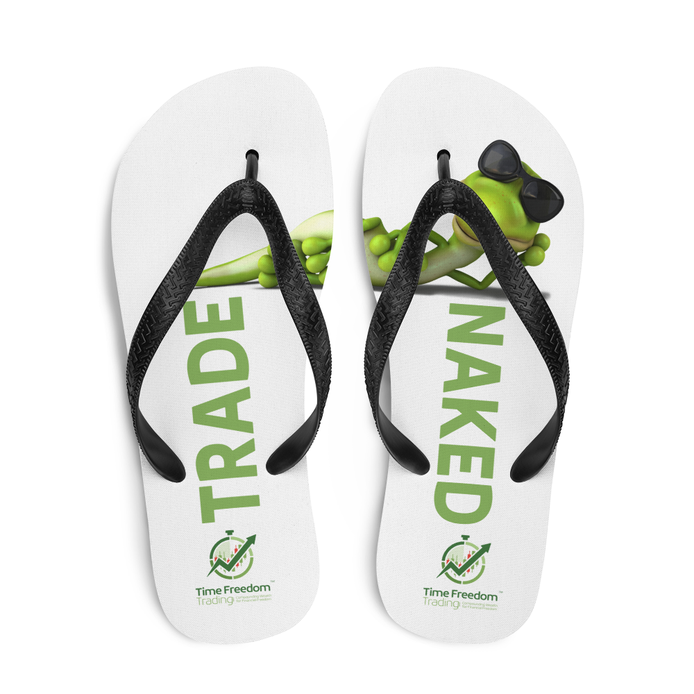 TFT TRADE NAKED Flip-Flops - WHITE